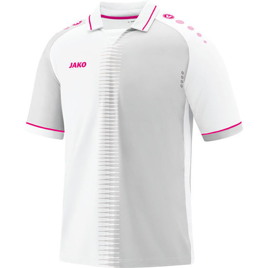 Afbeeldingen van JAKO Shirt Competition 2.0 KM wit/framboos (4218/00) - SALE